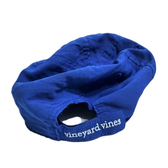 Vineyard Vines Classic Logo Hat Whale Adjustable Strapback Baseball Cap Blue - Picture 4 of 7